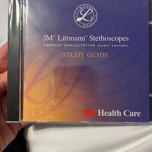 3M littmann stethescope cardiac auscultation (heart sounds) study  guide CD new